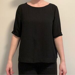 Monk & Lou crepe top